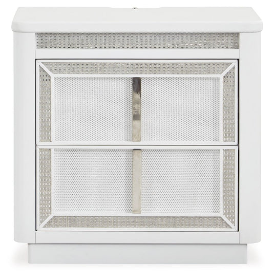 Chalanna - Two Drawer Night Stand - White