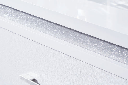 Jarlee - Dresser And Mirror - White