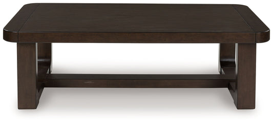 Breckington - Rectangular Cocktail Table - Dark Brown
