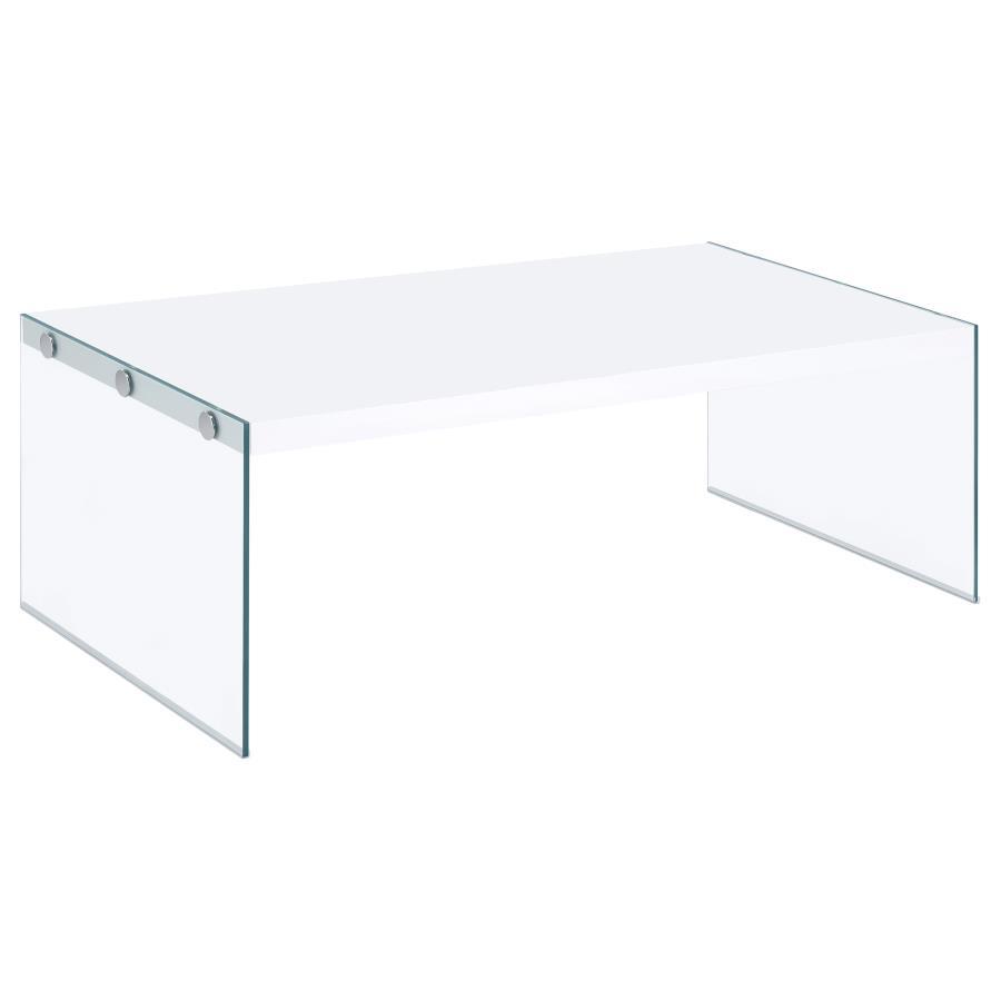 Opal - Rectangular Glass Frame Table
