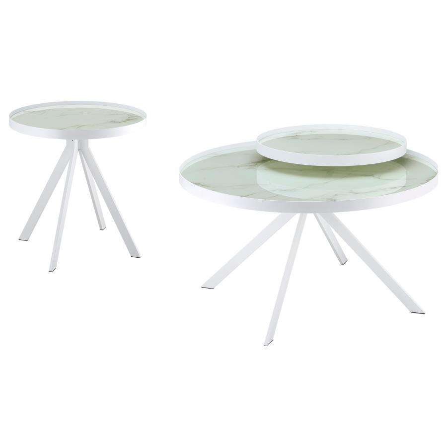 Briggs - Round Coffee And End Table Set
