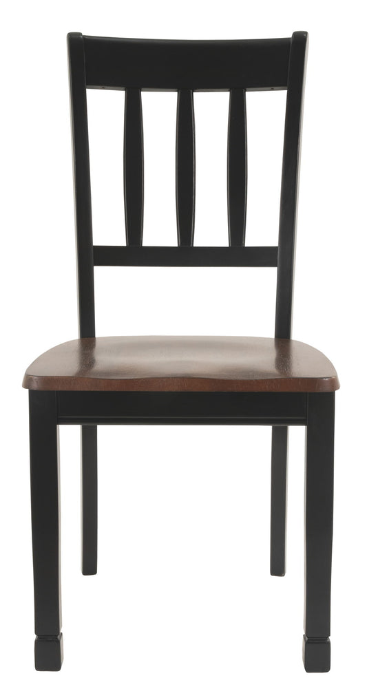 Owingsville - Dining Room Side Chair (Set of 2) - Black / Brown