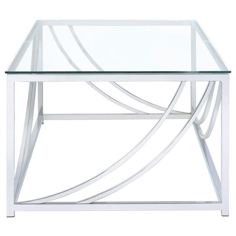 Lille - Glass Top Entryway Sofa Console Table Accents
