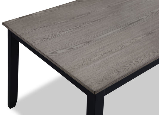 Eloise - 7 Piece Dinette Set - Charcoal / Gray
