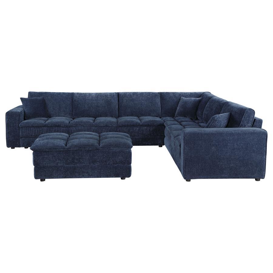 Atlantic - Upholstered Modular Sectional Sofa With Ottoman