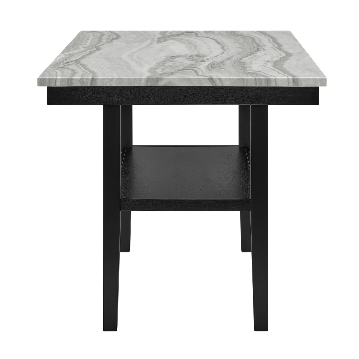 Marbel - Faux Marble Counter Height Set