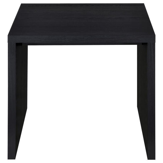 Knapp - Engineered Wood Square Side End Table - Black