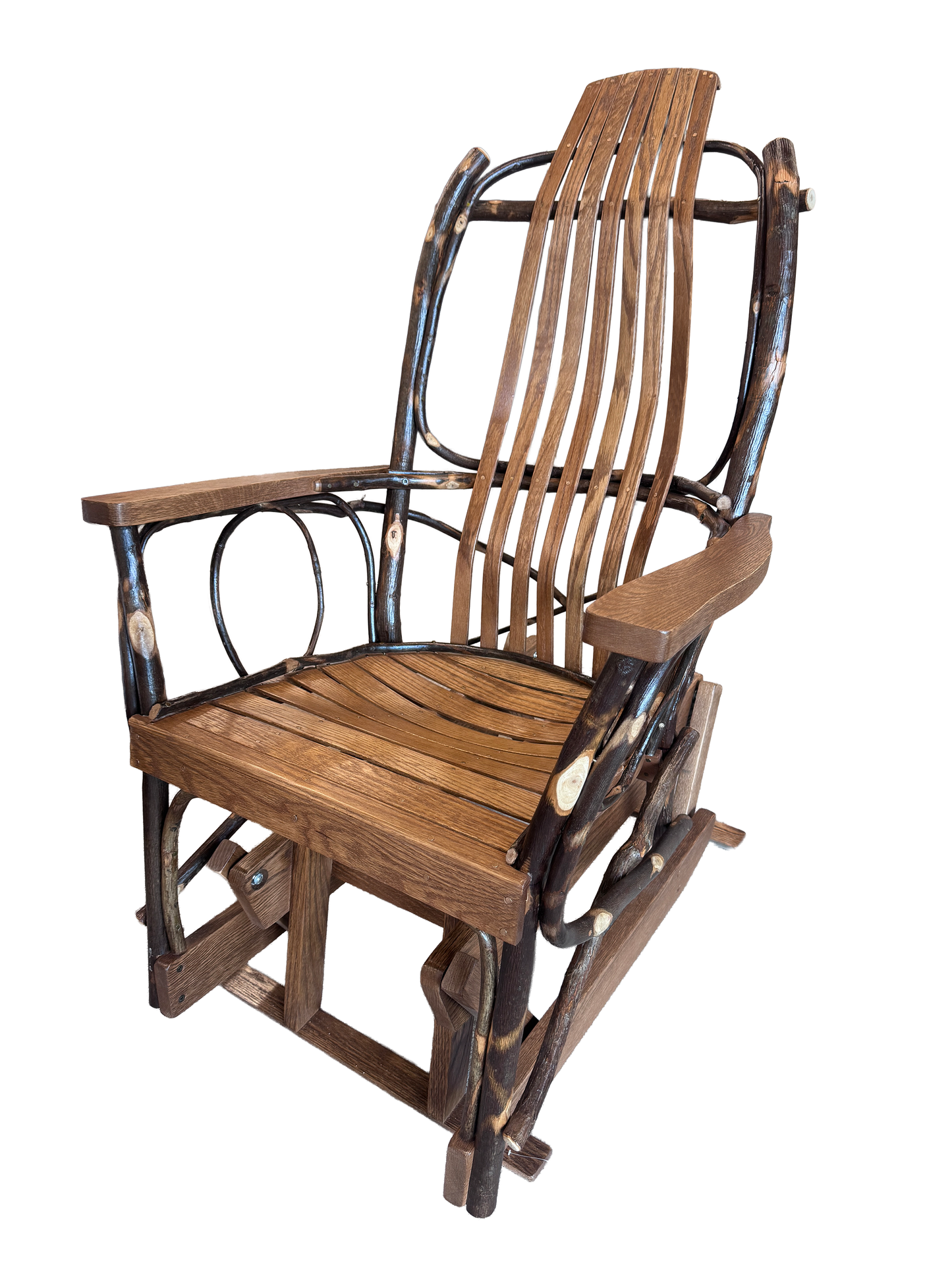 Valcour- Rustic Aspen Glider