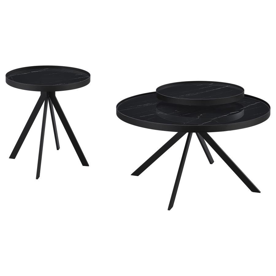 Briggs - Round Coffee And End Table Set