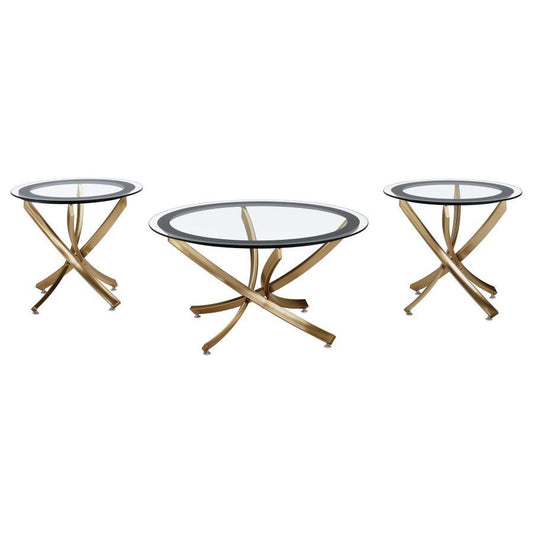 Brooke - Round Coffee Table Set