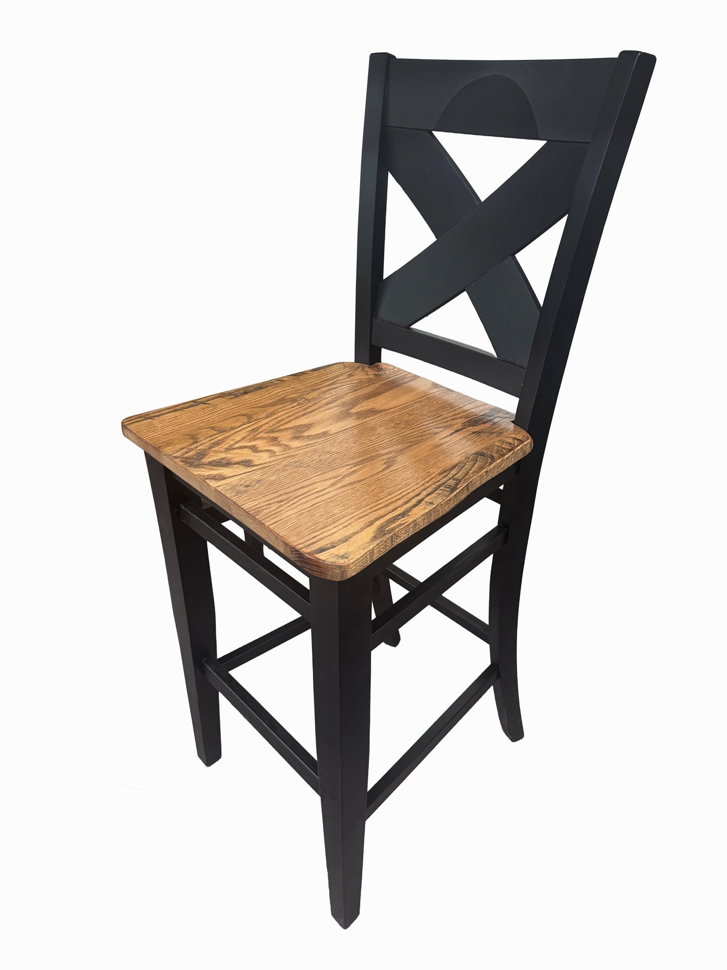 Valcour Solid Oak Bar Table and 4 Stools