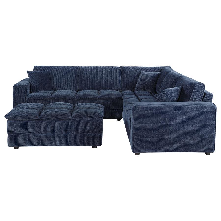 Atlantic - Upholstered Modular Sectional Sofa With Ottoman