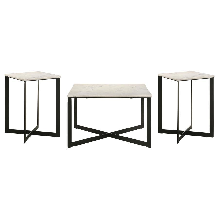Tobin - Marble Top Coffee And End Table Set