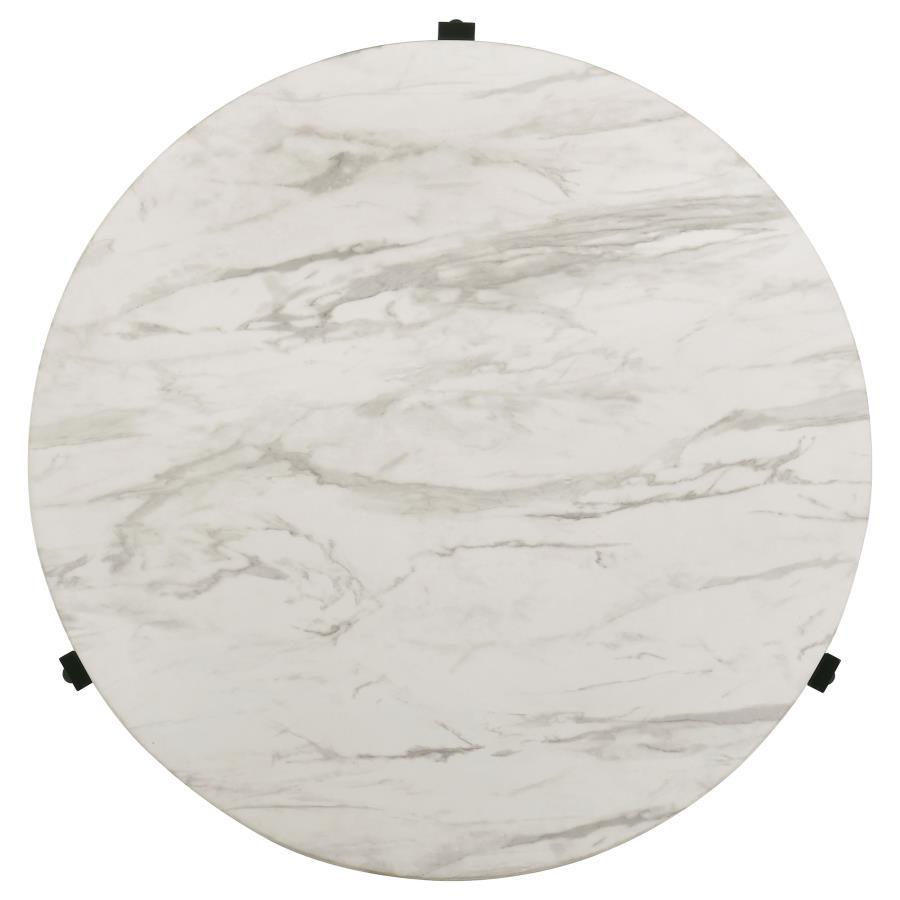 Tandi - Round Faux Marble Table