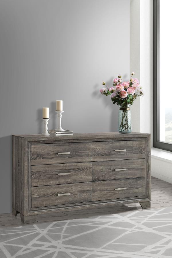 Wright - 6-Drawer Dresser Cabinet