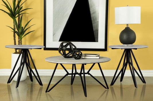 Hadi - Round Smarttop Coffee Table Set