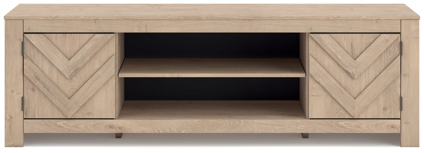 Cayboni - LG TV Stand With Fireplace Option