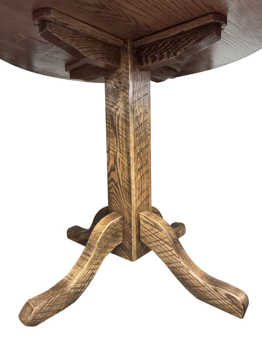 Valcour Solid Oak Bar Table and 4 Stools