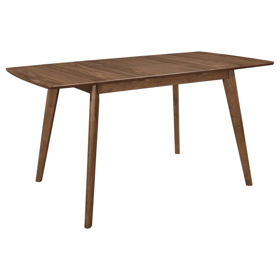 Alfredo - Extension Leaf Dining Table - Natural Walnut