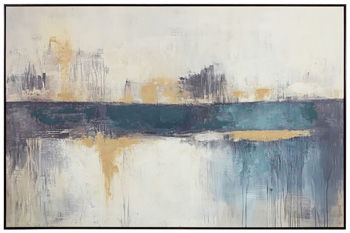 Gatesford - Wall Art - Blue / White / Tan