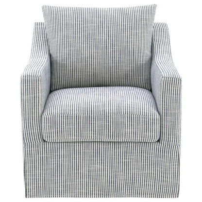 Winter - Upholstered Sloped Arm Accent Swivel Chair