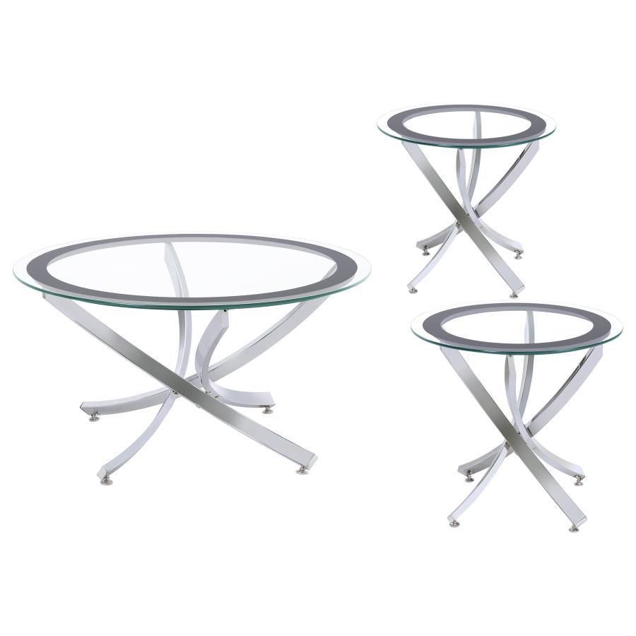 Brooke - Round Coffee Table Set