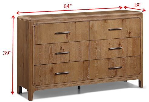 Westcott - Dresser - Cerused Natural