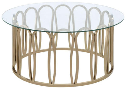 Monett - Round Glass Top Table