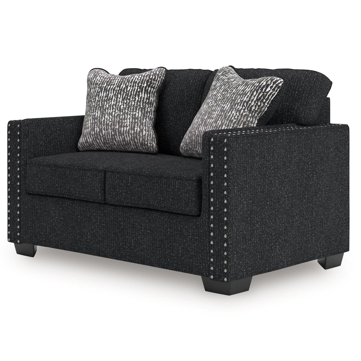 Jasmine Peaks - Loveseat - Coal
