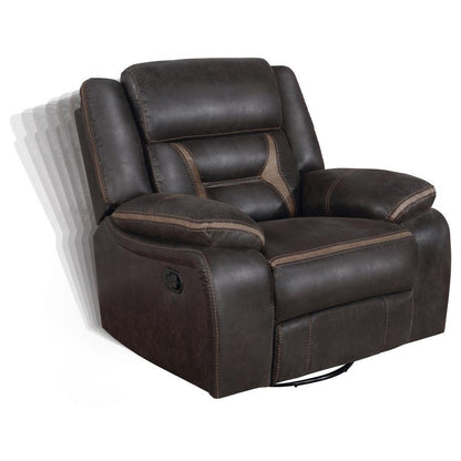 Greer - Upholstered Swivel Glider Recliner Chair