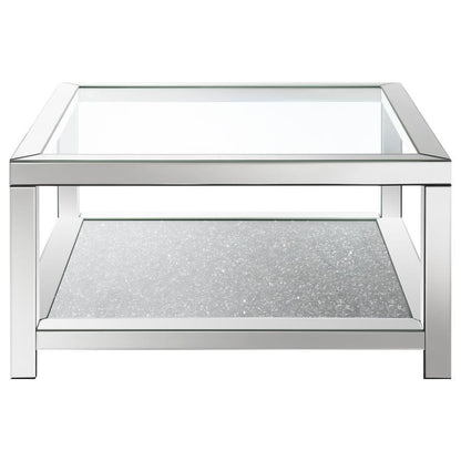 Valentina - Square Glass Top Table