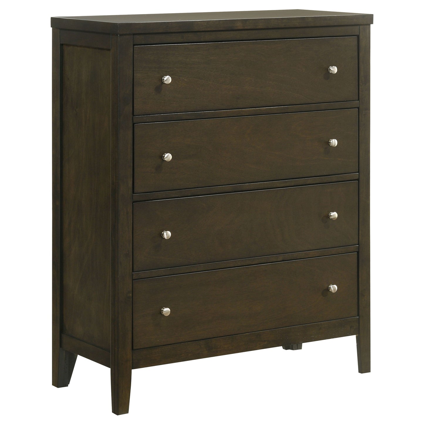 Wilkes - 4-Drawer Chest Of Drawers - Dark Cocoa