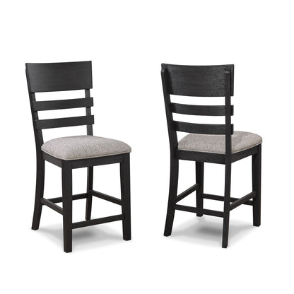 Guthrie - Counter Height Chair (Set of 2) - Charcoal & Gray
