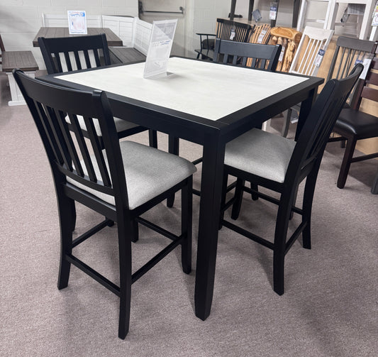 Crownmark Counter Height Table & 4 Stools 2741
