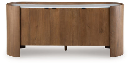 Fitzroy - Accent Cabinet - Brown / White