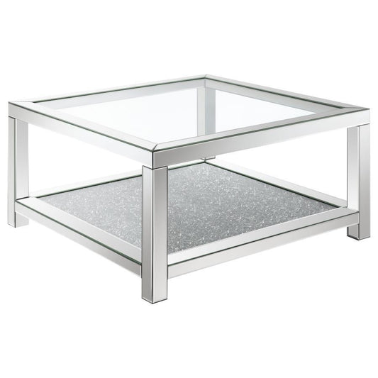 Valentina - Square Glass Top Table