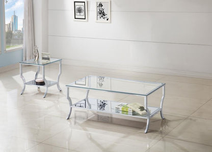 Saide - Glass Top Coffee And End Table Set