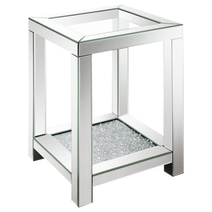 Valentina - Square Glass Top Table
