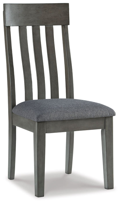 Hallanden - Dining UPH Side Chair (Set of 2) - Black / Gray