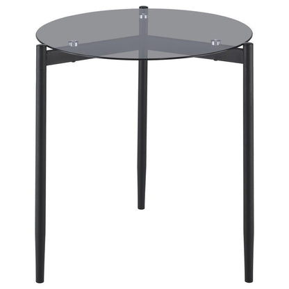 Rosalie - Round Smoked Glass Top Table