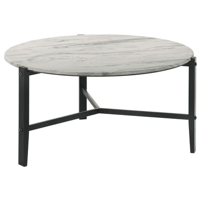 Tandi - Round Faux Marble Table