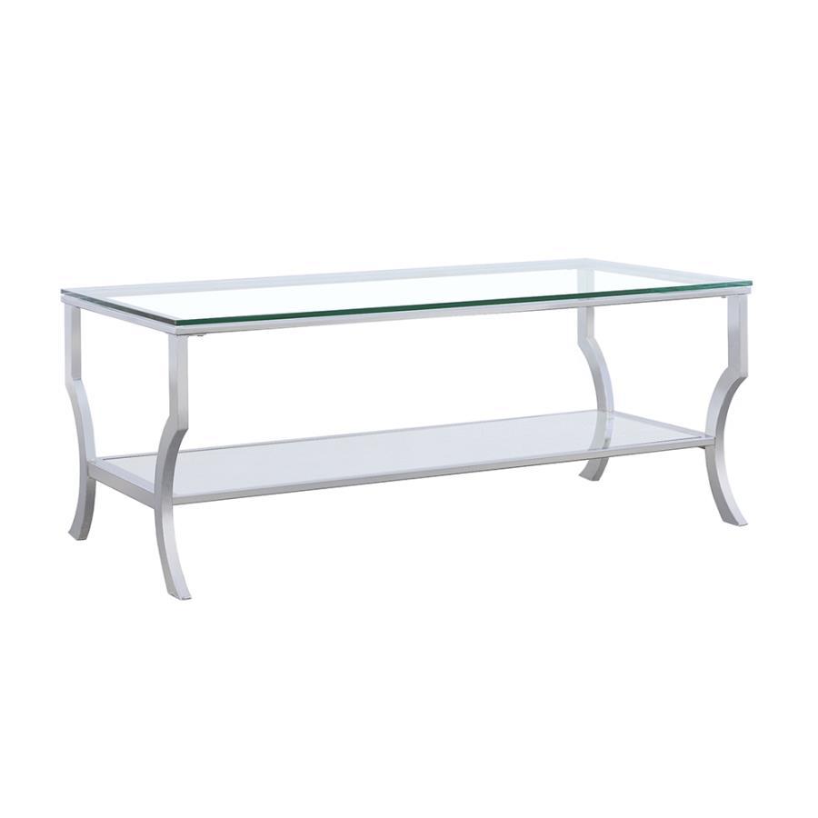 Saide - Rectangular Glass Top Table