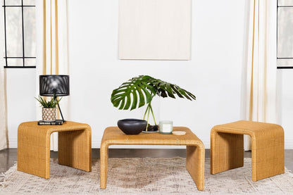 Cahya - Rattan Coffee And End Table Set