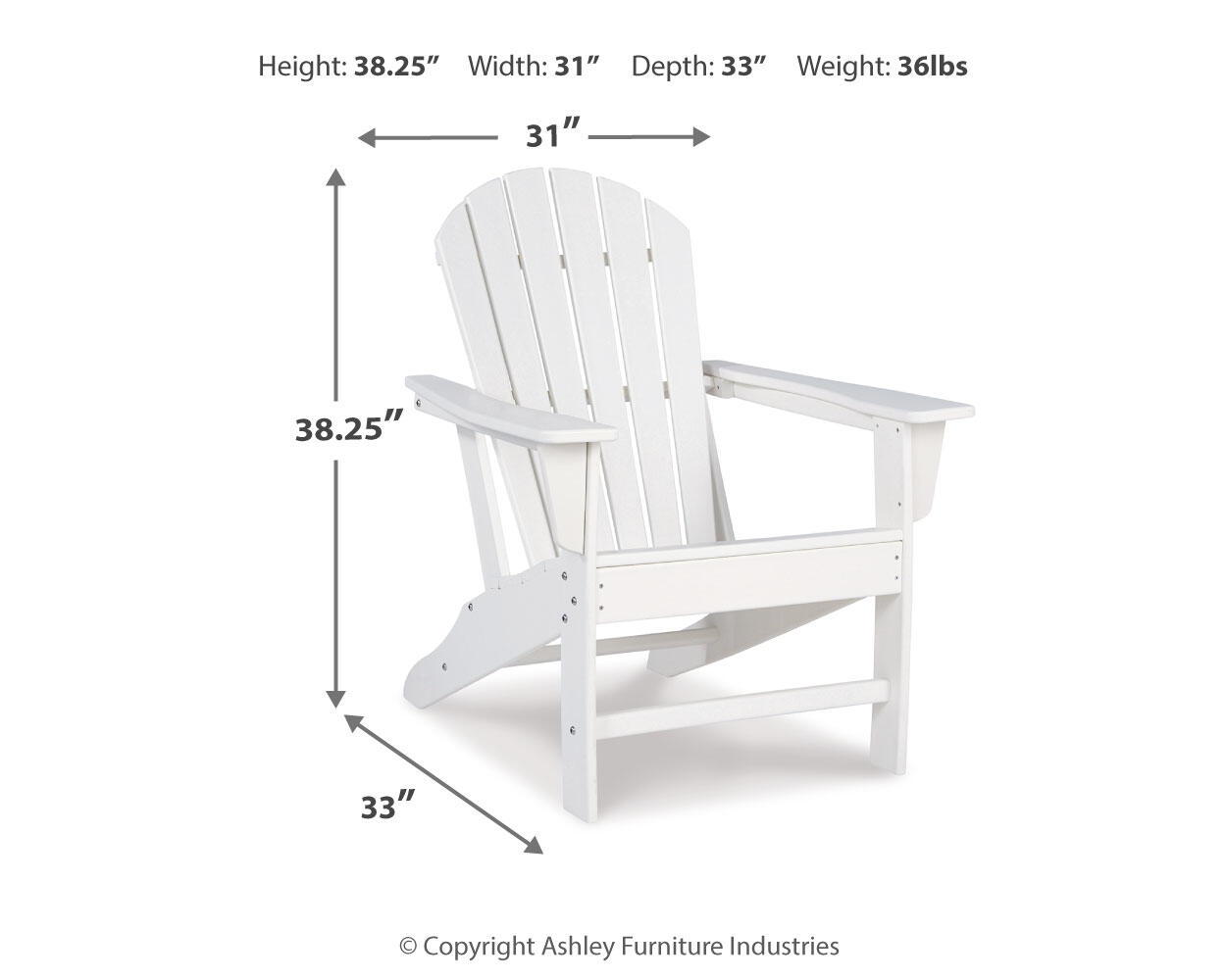 Sundown Treasure - Outdoor Adirondack Chair