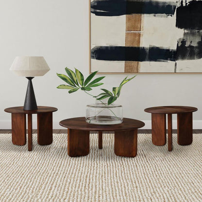 Dale - Solid Wood Coffee And End Table Set