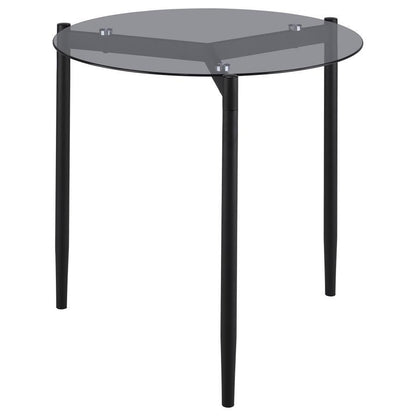 Rosalie - Round Smoked Glass Top Table