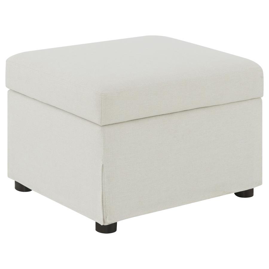 Winter - Upholstered Hydraulic Lift Top Storage Ottoman