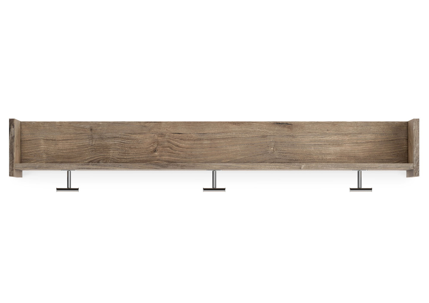 Oliah - Wall Mounted Coat Rack w/Shelf - Natural
