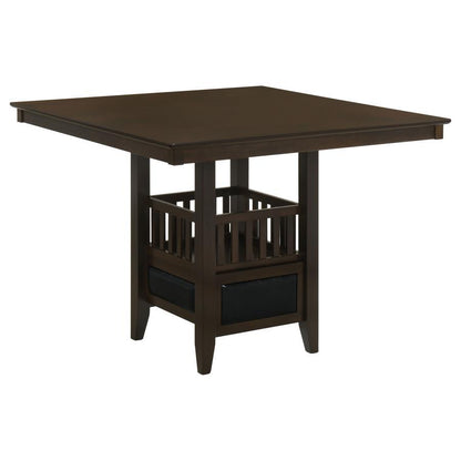 Jaden - 5 Piece Square Counter Height Dining Set - Espresso