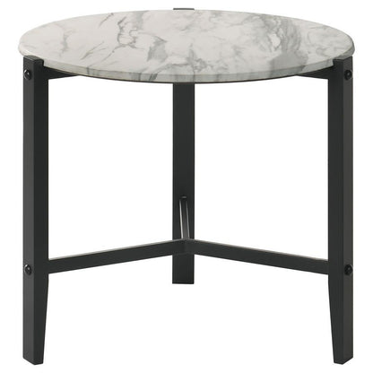 Tandi - Round Faux Marble Table